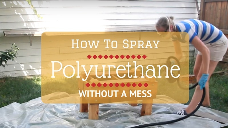 spraying polyurethane