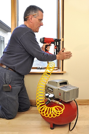 compressor for nail gun