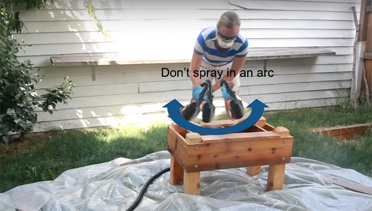 spraying polyurethane