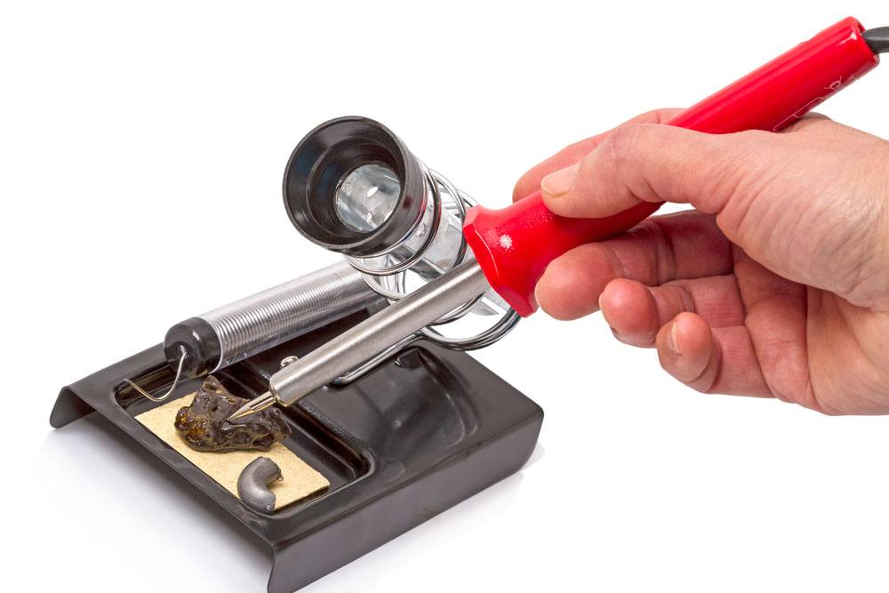 handle of soldering iron