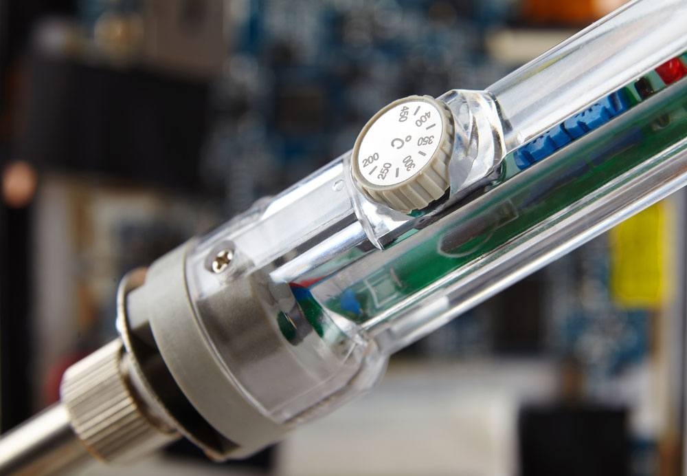 temprature control of soldering iron