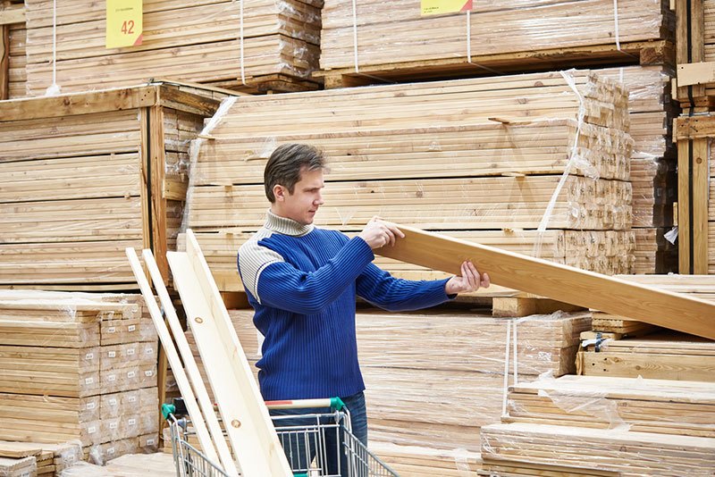 air dried wood