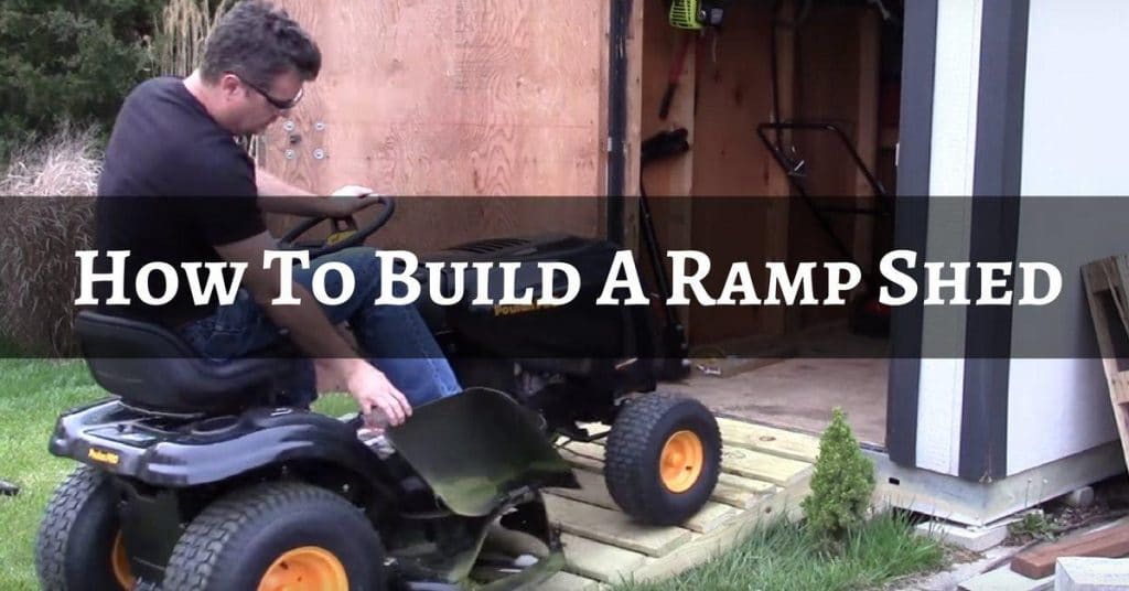 how to build a ramp shed