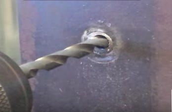 removing broken bolt using drill